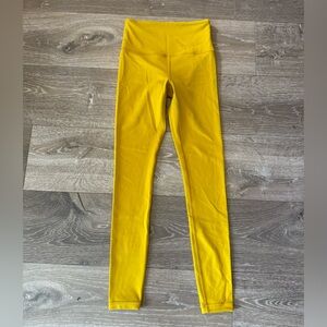 Athleta Ultra High Rise Elation Tight Golden Yellow Leggings